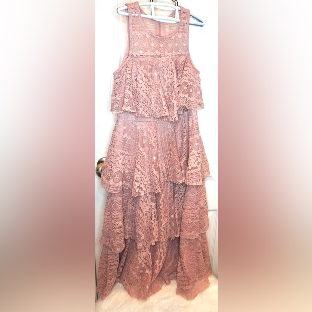 Beautiful Lace ruffled dress for kids